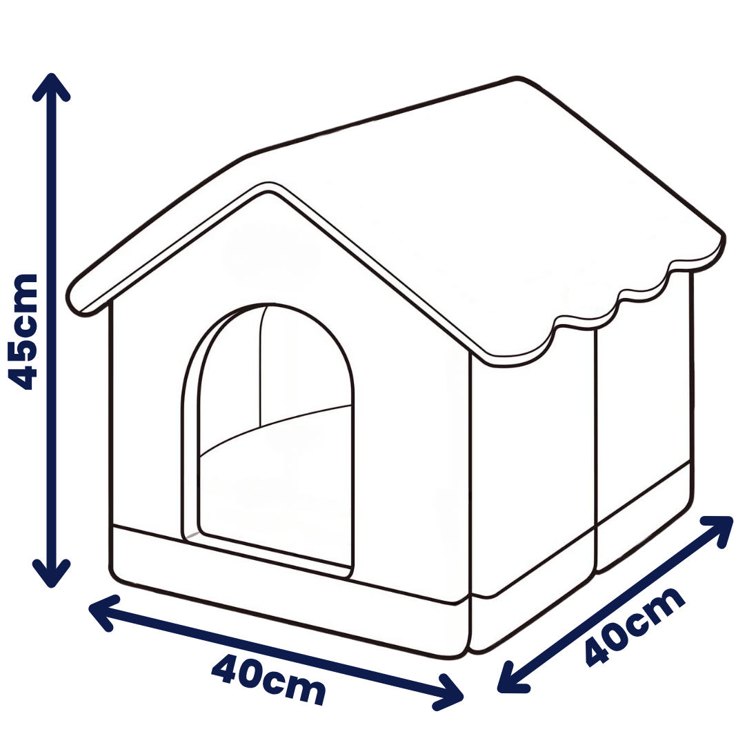 Plišana Kućica za Ljubimce