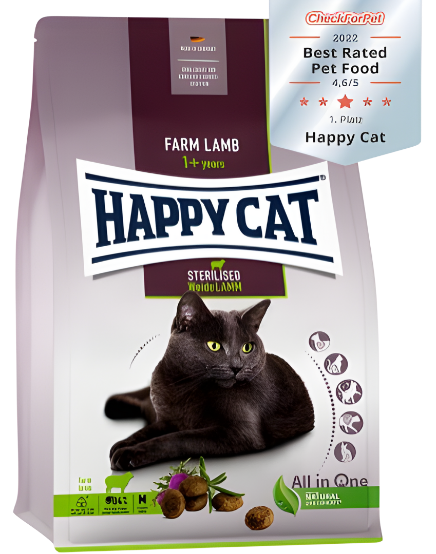 Happy Cat za Sterilisane Mačke Jagnjetinja