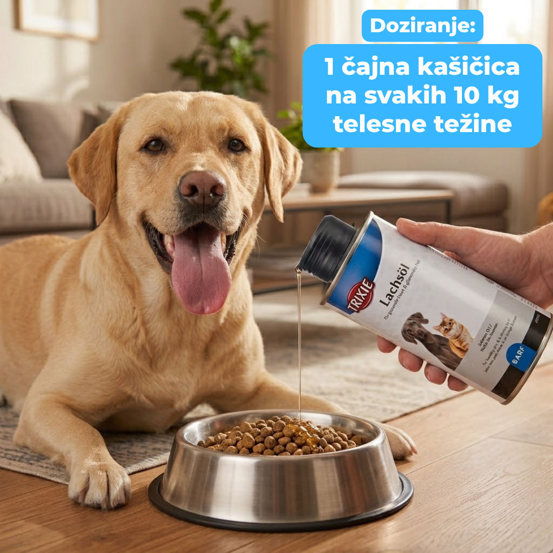 Trixie Lososovo Ulje za Zdraviju Kožu i Dlaku Pasa i Mačaka