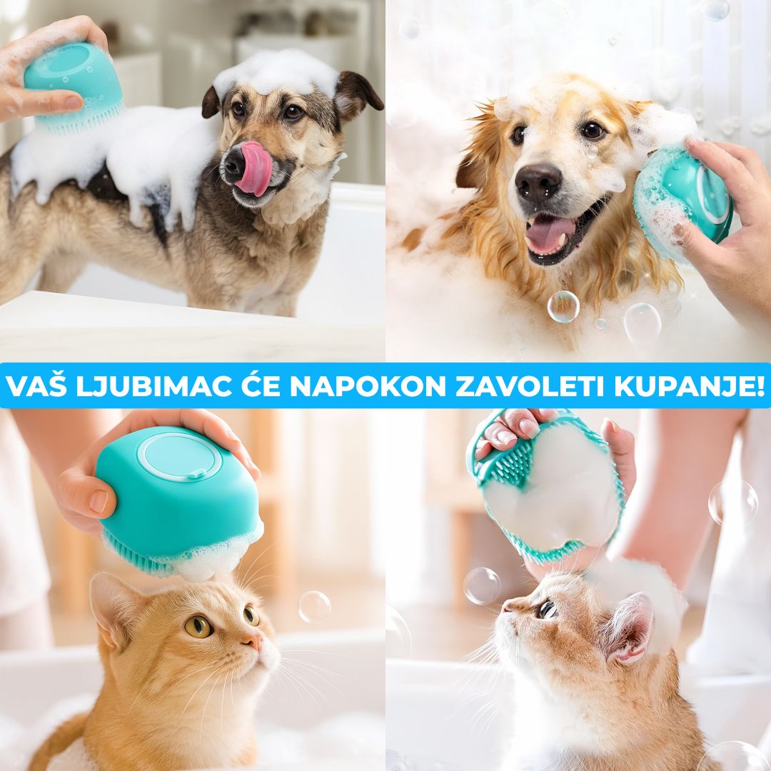 Četka za Kupanje i Masiranje Ljubimaca