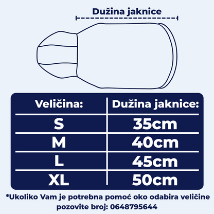 Zimska Jakna za Ljubimce sa Kapuljačom
