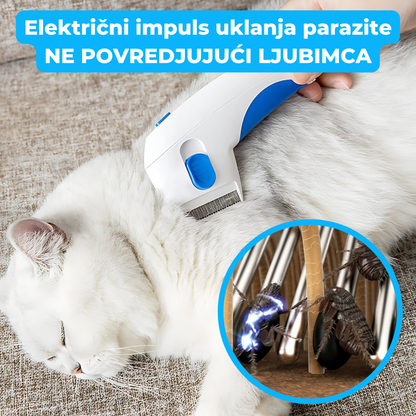 Električni Češalj Protiv Buva, Vaški i Krpelja Za Ljubimce