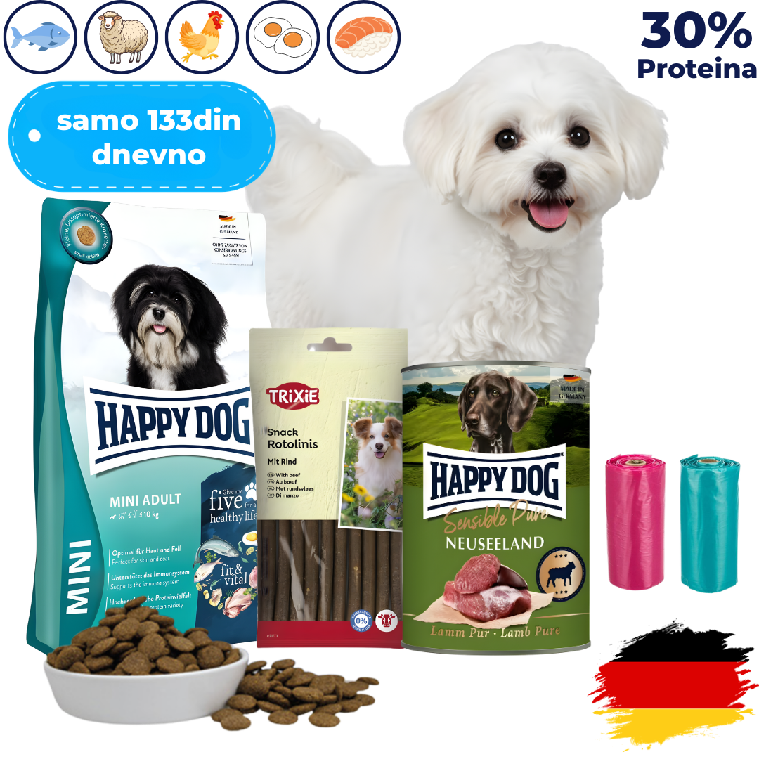 Mesečni Paket Hrane za Vašeg Psa Preporučen od Veterinara