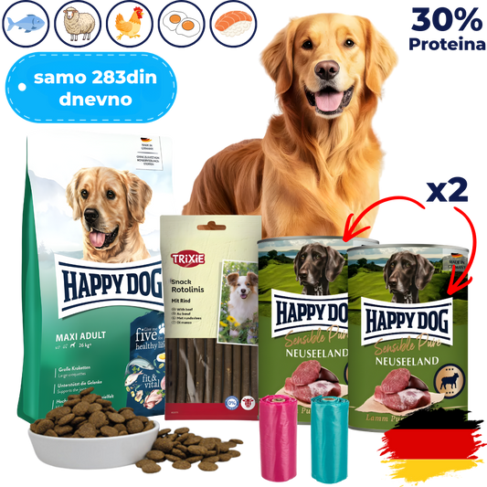 Mesečni Paket Hrane za Vašeg Psa Preporučen od Veterinara