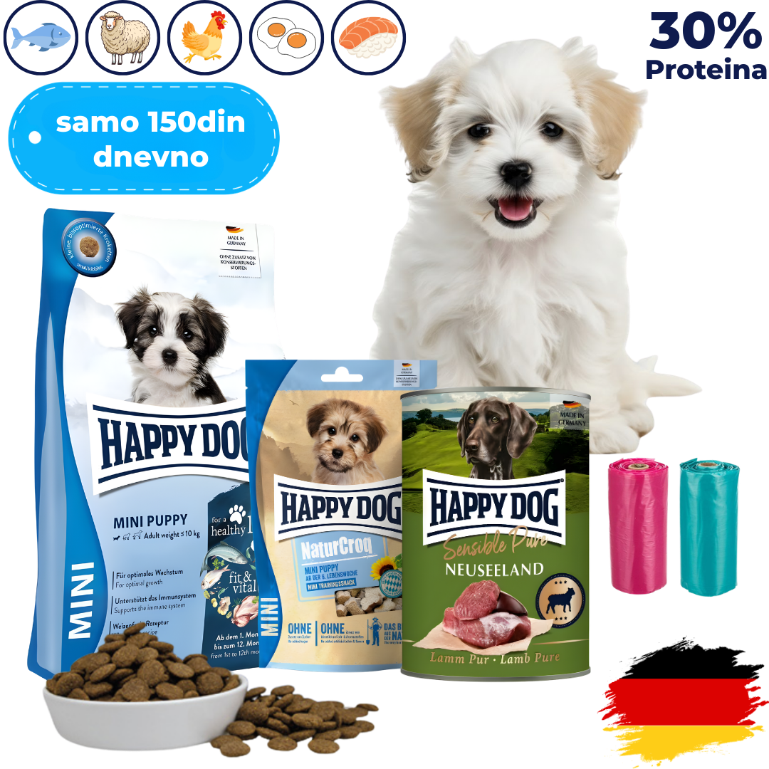 Mesečni Paket Hrane za Vašeg Psa Preporučen od Veterinara