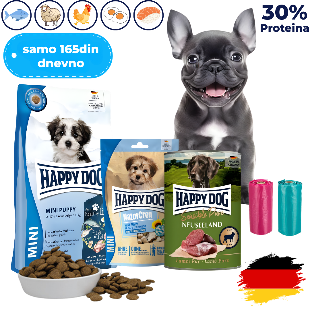 Mesečni Paket Hrane za Vašeg Psa Preporučen od Veterinara