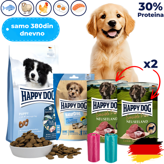 Mesečni Paket Hrane za Vašeg Psa Preporučen od Veterinara