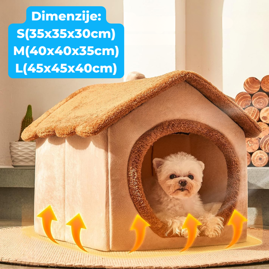 Plišana Kućica za Ljubimce