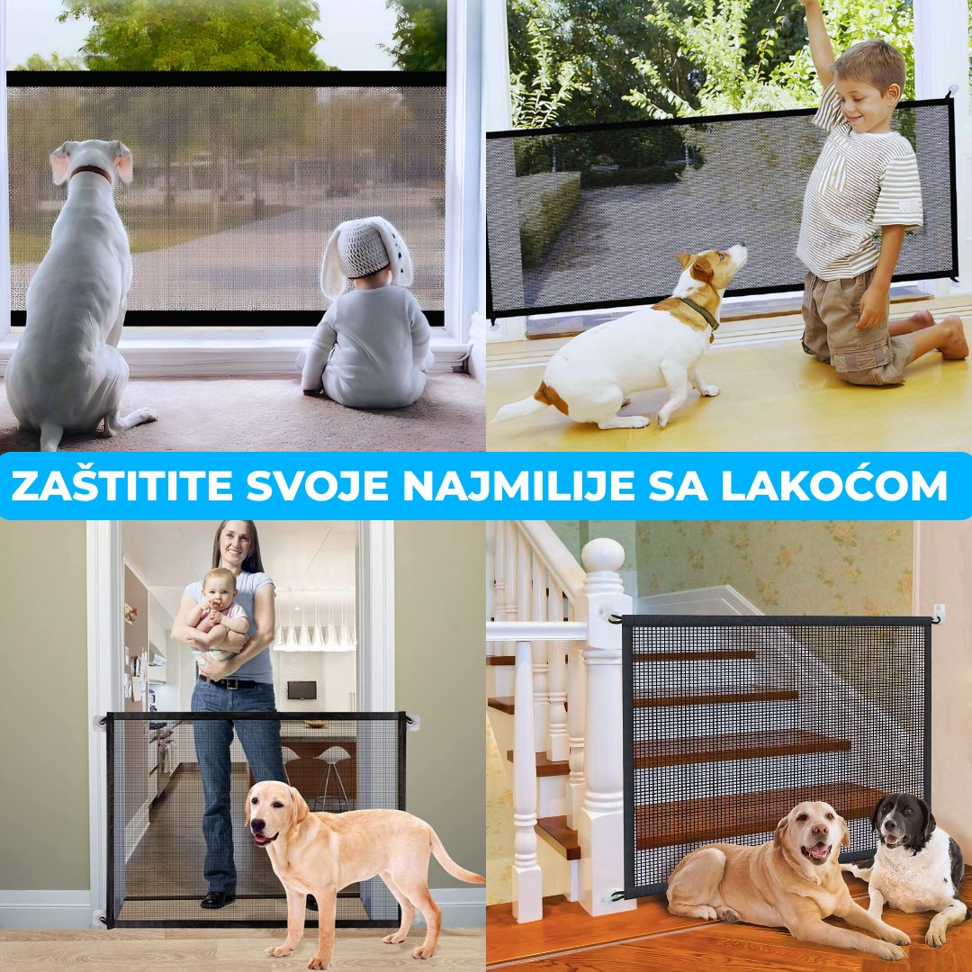 Sigurnosna Ograda Za Zaštitu Dece i Ljubimaca