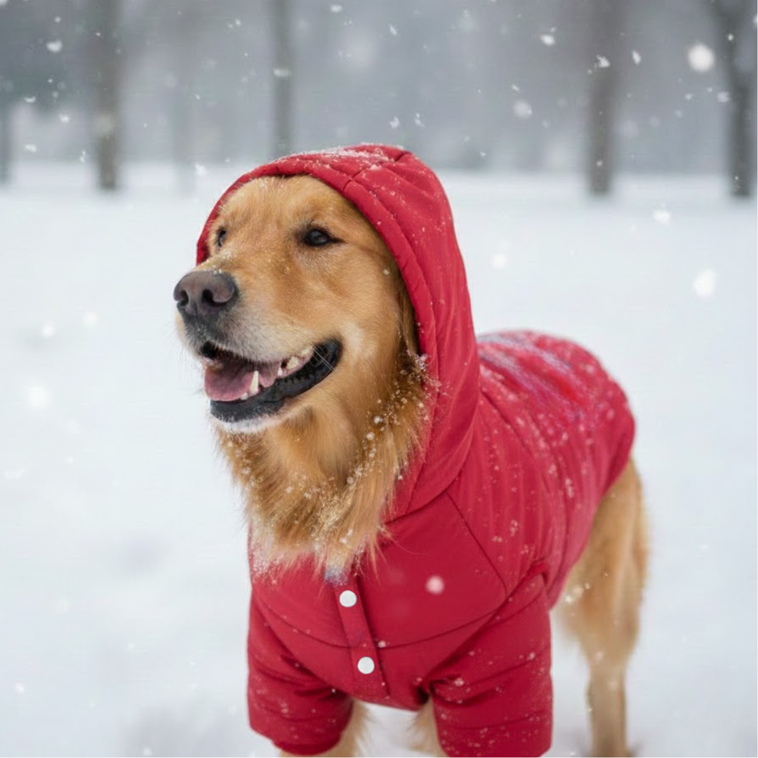 Zimska Jakna za Ljubimce sa Kapuljačom