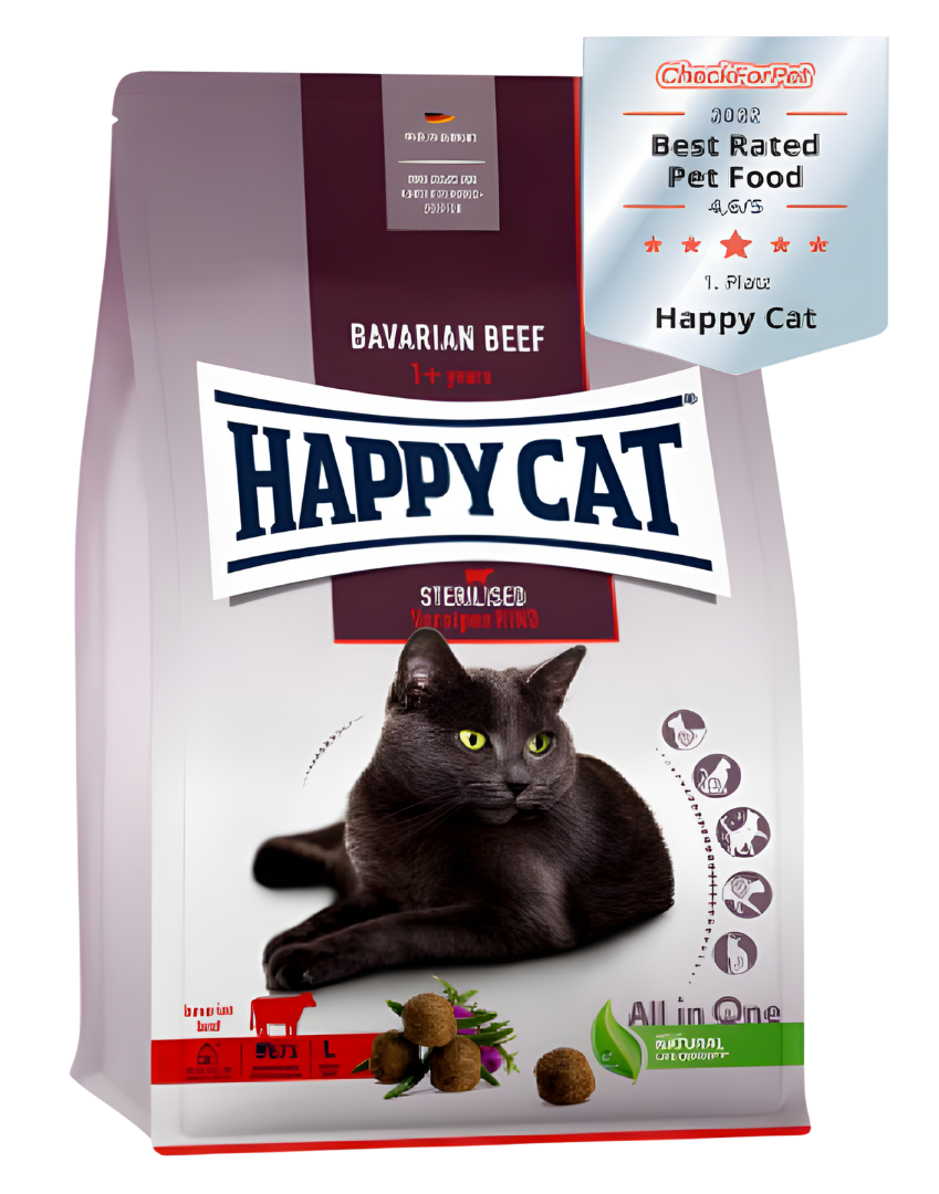 Happy Cat za Sterilisane Mačke Govedina