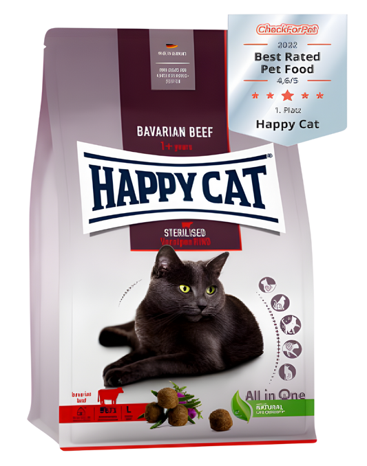 Happy Cat za Sterilisane Mačke Govedina