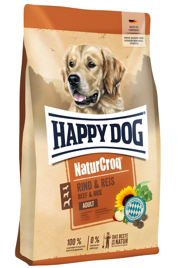 Happy Dog Naturcroq Govedina i Pirinač 15kg