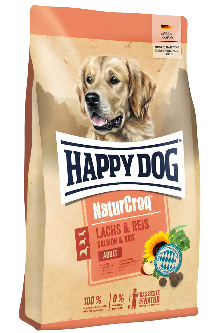 Happy Dog Naturcroq Losos i Pirinač 11 kg