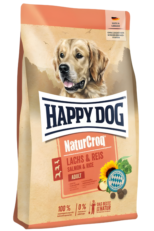 Happy Dog Naturcroq Losos i Pirinač 11 kg