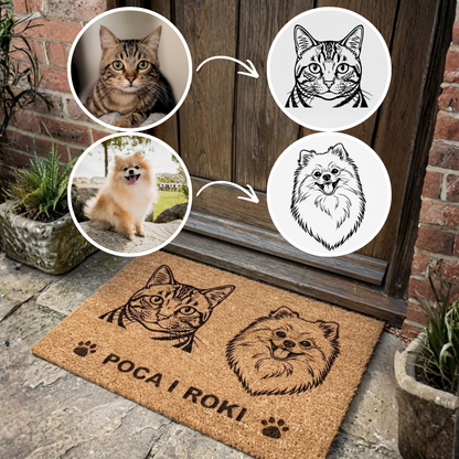 Personalizovan Otirač sa Slikom Ljubimca i natpisom po želji